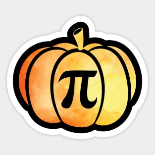 pumpkin puns pi Sticker